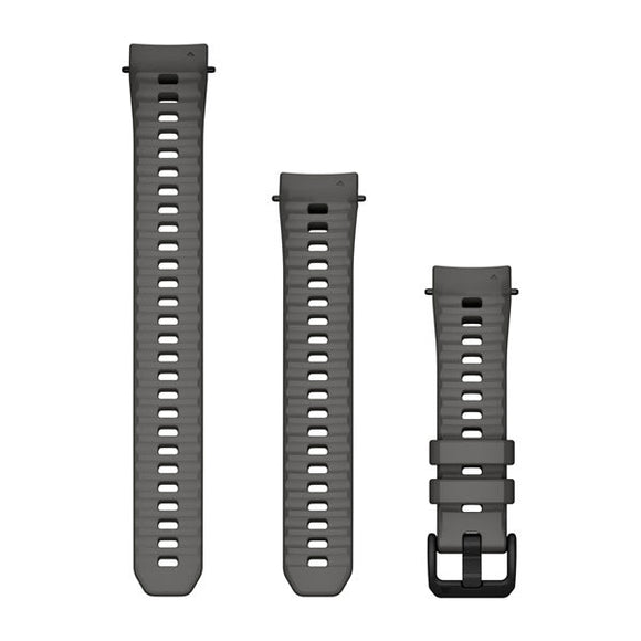 Garmin 20 mm Watch Bands (Instinct E 40 mm). Charcoal Silicone