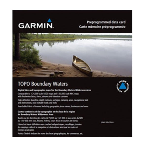 Garmin microSD/SD card: TOPO- Boundary Waters