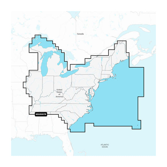 Garmin U.S. East - Lakes. Rivers and Coastal Marine Charts
