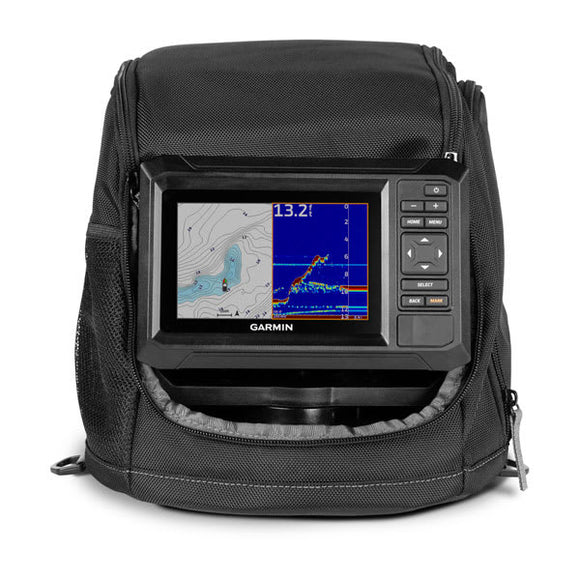 Garmin ECHOMAP UHD2 Keyed 5" Ice Fishing Bundle. Includes ECHOMAP UHD2 53cv and
