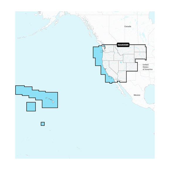 Garmin U.S. West - Inland and Coastal Marine Charts