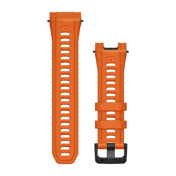 Garmin 26 mm Watch Bands (Instinct 3 50 mm). Ember Orange Silicone