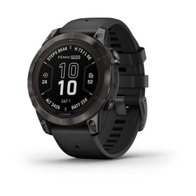 Garmin fenix 7 Pro Sapphire Solar Edition. Carbon Gray DLC Titanium with Black B
