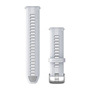Garmin Forerunner Watch Bands (22 mm). Whitestone/Powder Gray with Silver Hardwa-1