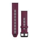 Garmin QuickFit 20 Watch Bands. Merlot/Graphite Silicone-1