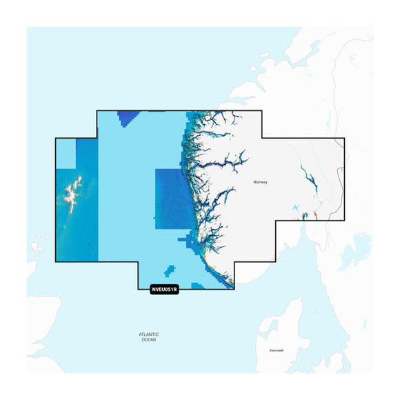Garmin Norway. Lista to Sognefjord - Marine Charts