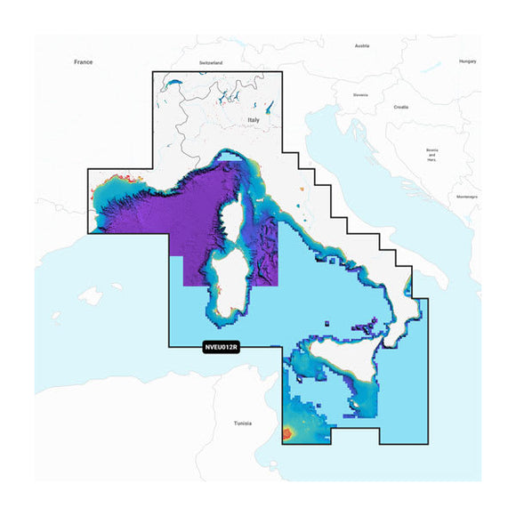 Garmin Mediterranean Sea. Central & West - Marine Charts