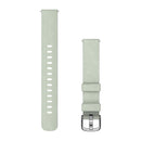 Garmin Lily 2 Bands (14 mm). Sage Gray Fabric with Silver Hardware-1