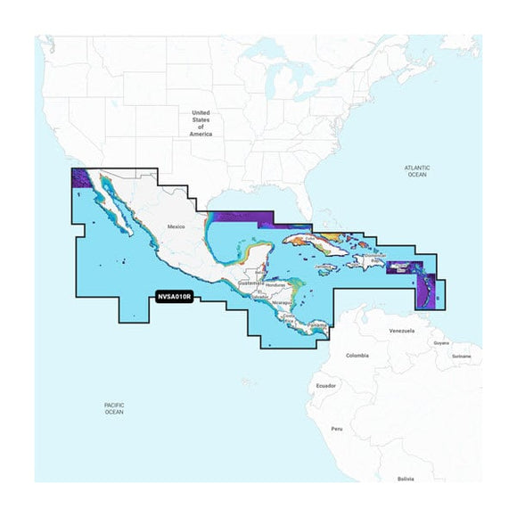 Garmin Central America & Caribbean - Marine Chart