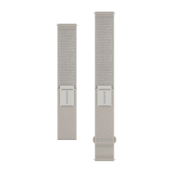Garmin Quick Release Bands (20 mm). Ivory ComfortFit Nylon
