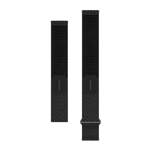 Garmin Quick Release Bands (20 mm). Black ComfortFit Nylon