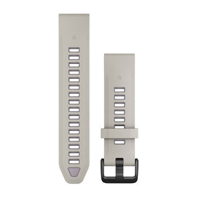Garmin QuickFit 20 Watch Bands. Fog Gray/Lavender Silicone