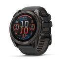 Garmin fenix 8 51 mm. AMOLED. Sapphire. Carbon Gray DLC Titanium with Black/Pebb-1