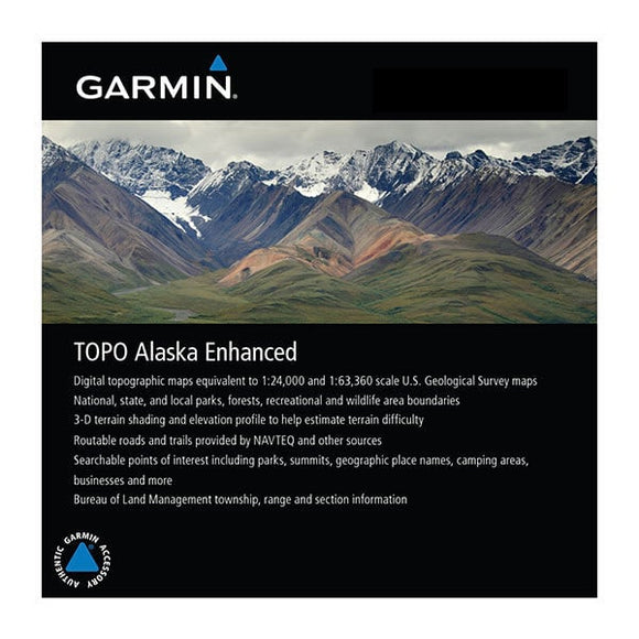 Garmin microSD/SD card: TOPO Alaska Enhanced