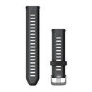 Garmin Quick Release Bands (20 mm). Black/Slate Gray Band-1