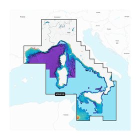 Garmin Mediterranean Sea. Central & West - Marine Charts