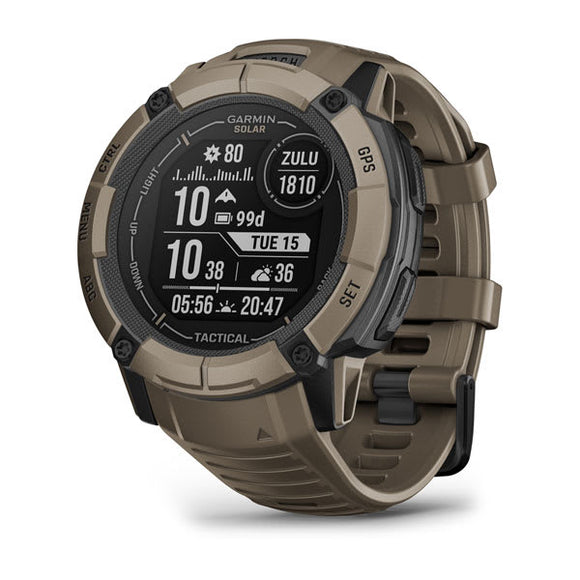 Garmin Instinct 2X Solar - Tactical Edition. Coyote Tan