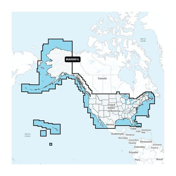 Garmin Garmin Navionics+ U.S. & Coastal Canada Built-in Update. microSD/SD and O