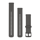 Garmin Quick Release Bands (18 mm). Pebble Gray with Slate Hardware-1