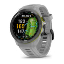Garmin Approach S70 - 42 mm. Black/Amp Yellow Ceramic Bezel with Powder Gray Sil-1