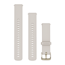 Garmin Quick Release Bands (18 mm). Ivory with Soft Gold Hardware-1