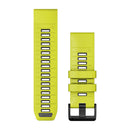 Garmin QuickFit 26 Watch Bands. Amp Yellow/Graphite Silicone-1