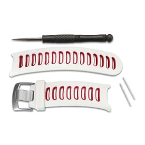 Garmin White/Red Watch Band