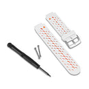 Garmin White/Orange Watch Band-1
