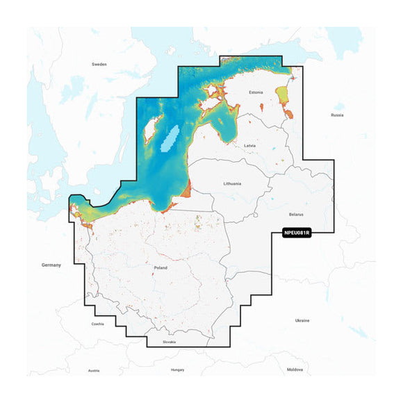 Garmin Baltic Sea. East Coast - Marine Charts