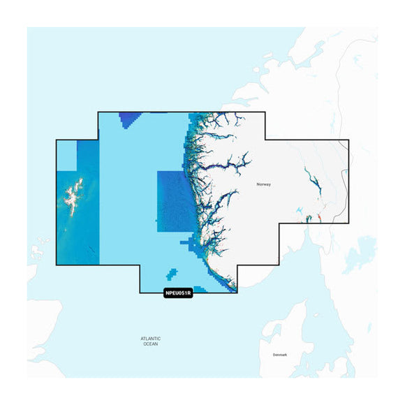 Garmin Norway. Lista to Sognefjord - Marine Charts