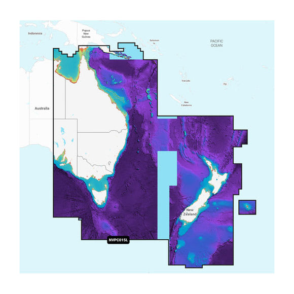 Garmin Australia. East & Central to New Zealand - Marine Charts