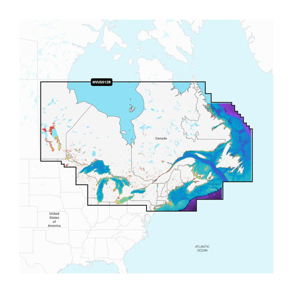 Garmin Canada. East & Great Lakes - Lakes. Rivers and Coastal Marine Charts