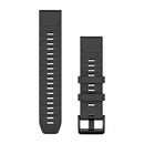 Garmin QuickFit 22 Watch Bands. Graphite Silicone-1