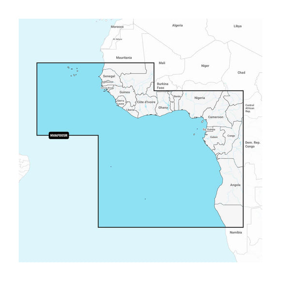 Garmin Africa. West - Marine Charts