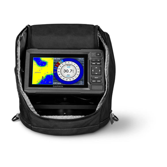 Garmin ECHOMAP UHD 63cv Ice Fishing Bundle