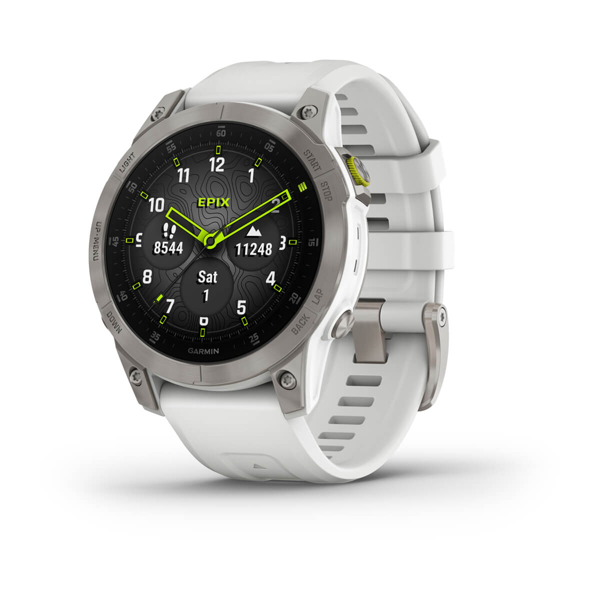 Garmin epix (Gen 2) Sapphire Edition | 47 mm. White Titanium with Carrera White
