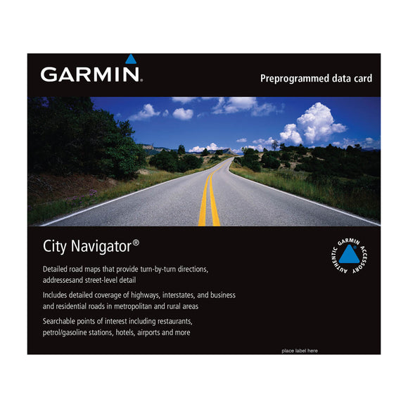 Garmin City Navigator Europe NT microSD/SD card