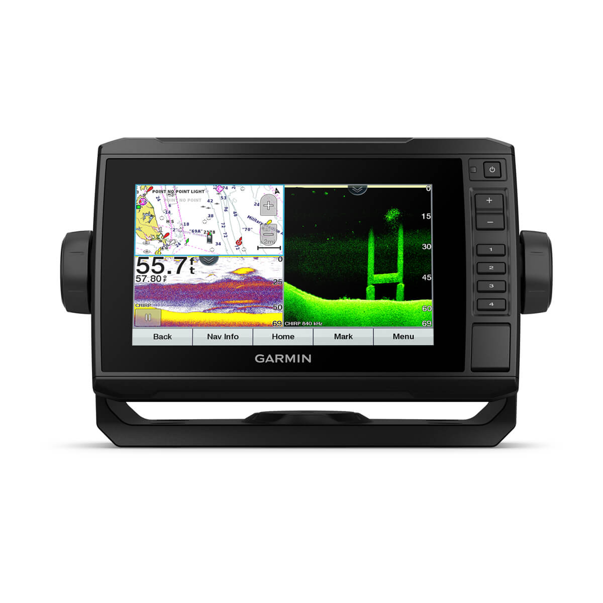 Garmin ECHOMAP UHD 72cv with GT24UHD-TM Transducer