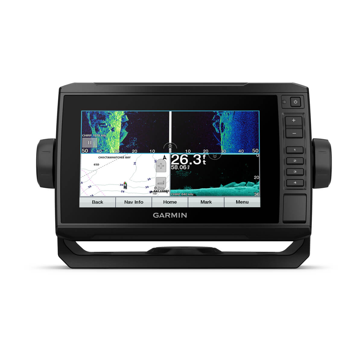 Garmin ECHOMAP UHD 74sv with GT56UHD-TM Transducer