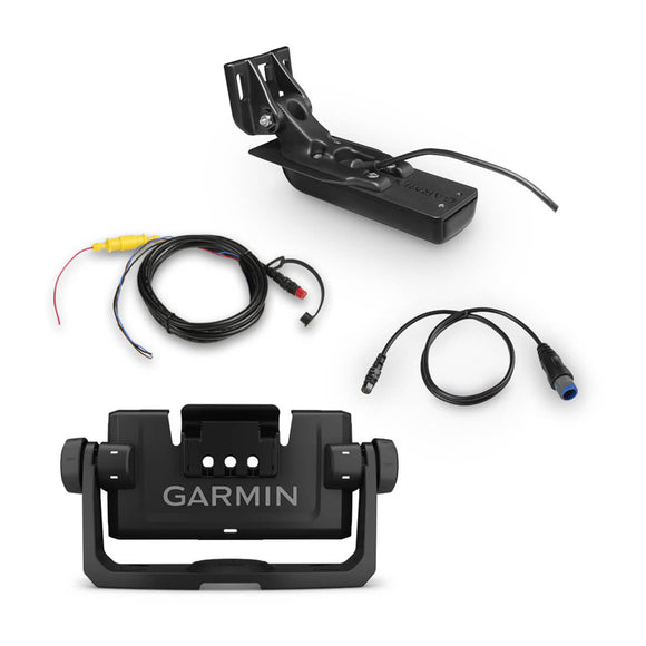 Garmin ECHOMAP UHD 6Xcv Boat Kit. Includes GT24UHD-TM Transducer. Power Cable an