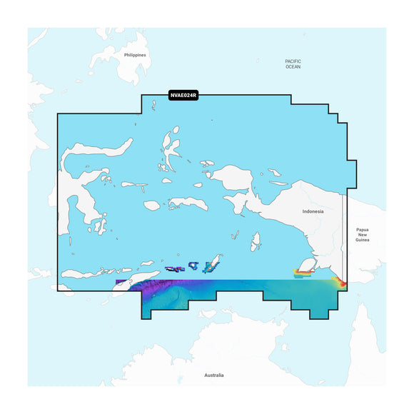 Garmin Central West Papua & East Sulawesi - Marine Charts