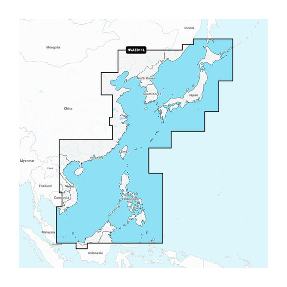 Garmin China Sea & Japan - Marine Charts