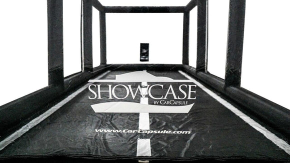 CarCapsule 20' CF1 Series Showcase Carbon Fiber w/Road Emblazoned Floor includes