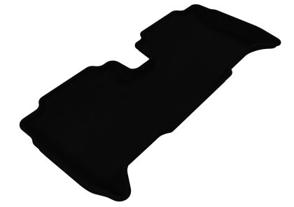 3D MAXpider 2007-2011 Toyota Yaris Sedan Kagu 1st & 2nd Row Floormats - Black - 0