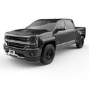 EGR 14+ Chev Silverado 5ft Bed Bolt-On Look Color Match Fender Flares - Set - Black-1