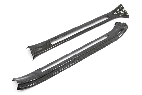 OLM LE Dry Carbon Fiber Door Sill Cover - 2015 STI