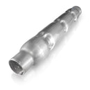 Stainless Works 2.5in CHAMBERED ROUND MUFFLER (MILL FINISH)-1