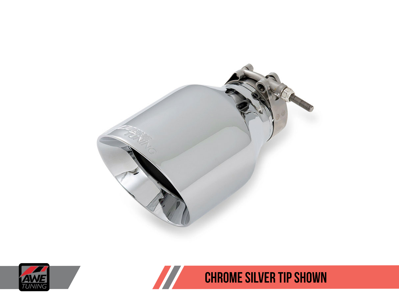 AWE Touring Edition Exhaust for VW MK7 Golf 1.8T - Chrome Silver Tips (90mm) - 0