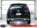 AWE Touring Edition Exhaust for VW Golf Alltrack / Sportwagen 4Motion - Chrome Silver Tips-9