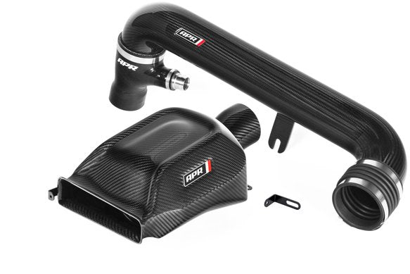 APR CARBON FIBER INTAKE SYSTEM - FRONT AIRBOX WITH REAR INTAKE PIPE AND PASSAT/CC/TIGUAN ADAPTER - 1.8T/2.0T EA888 PQ35 PLATFORM